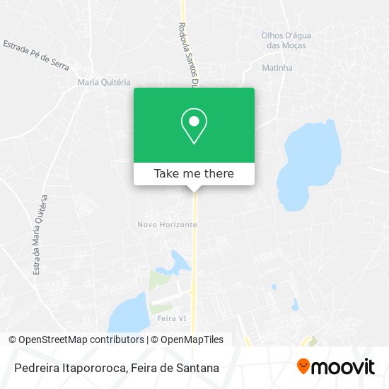 Pedreira Itapororoca map