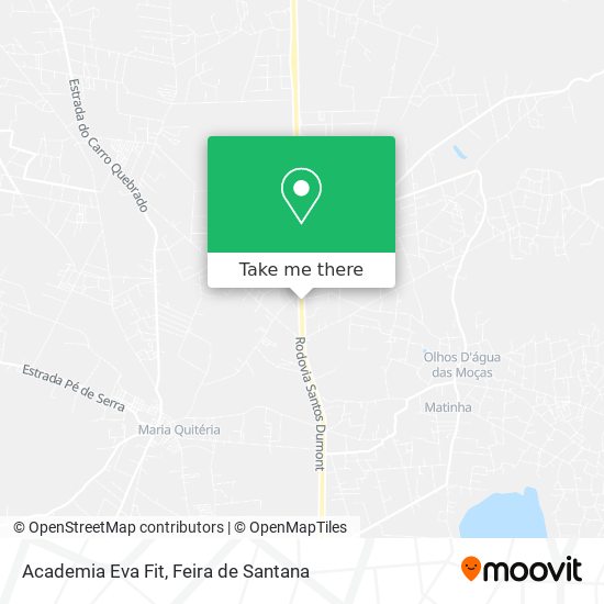 Mapa Academia Eva Fit