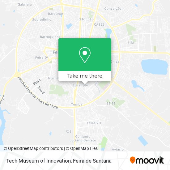 Tech Museum of Innovation map