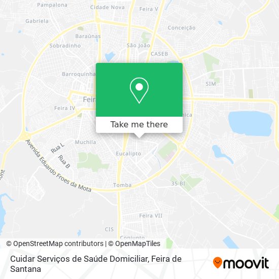 Cuidar Serviços de Saúde Domiciliar map