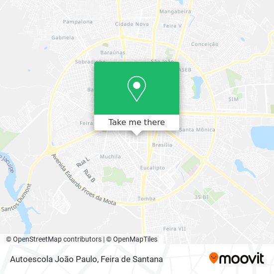 Autoescola João Paulo map