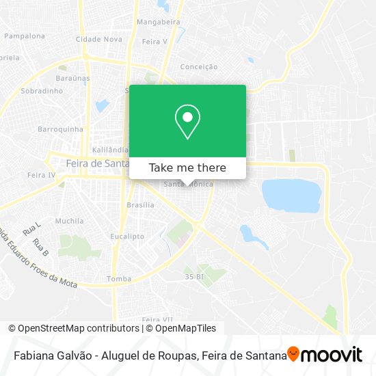 Fabiana Galvão - Aluguel de Roupas map
