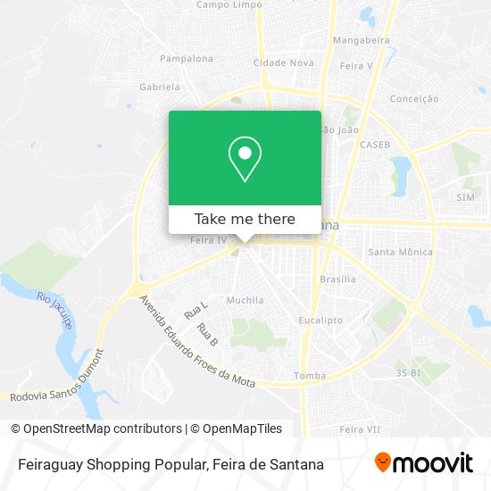 Feiraguay Shopping Popular map
