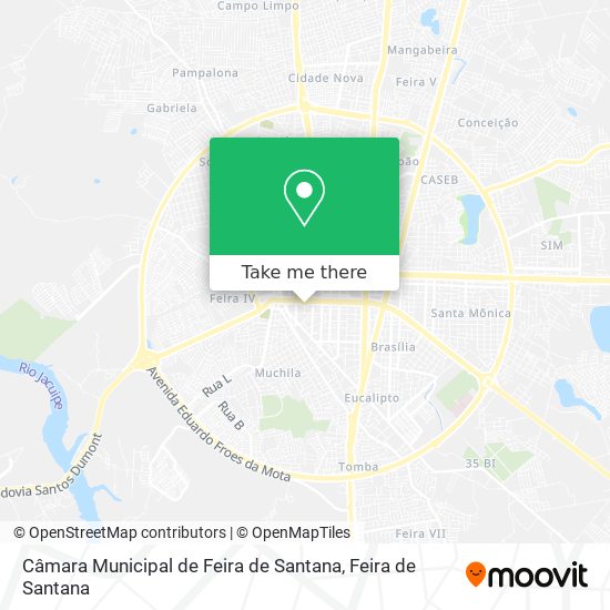 Câmara Municipal de Feira de Santana map