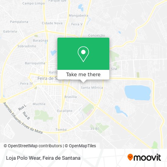 Loja Polo Wear map