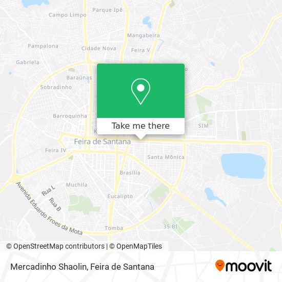 Mercadinho Shaolin map