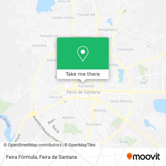 Feira Fórmula map