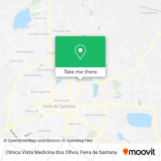 Clínica Vista Medicina dos Olhos map