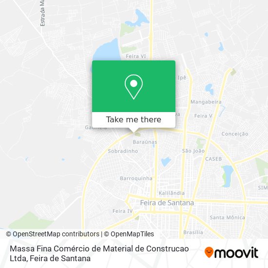 Massa Fina Comércio de Material de Construcao Ltda map