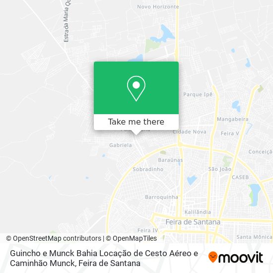 Guincho e Munck Bahia Locação de Cesto Aéreo e Caminhão Munck map