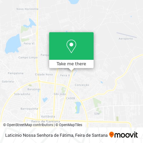 Laticínio Nossa Senhora de Fátima map