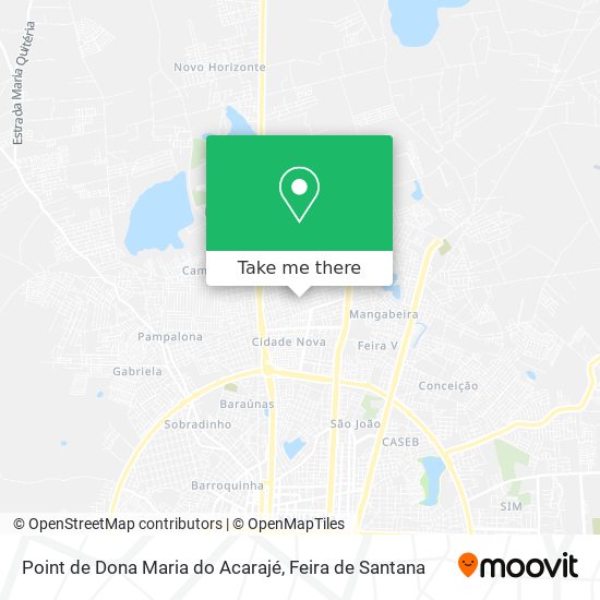 Point de Dona Maria do Acarajé map