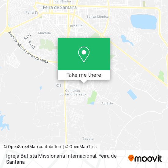 Igreja Batista Missionária Internacional map