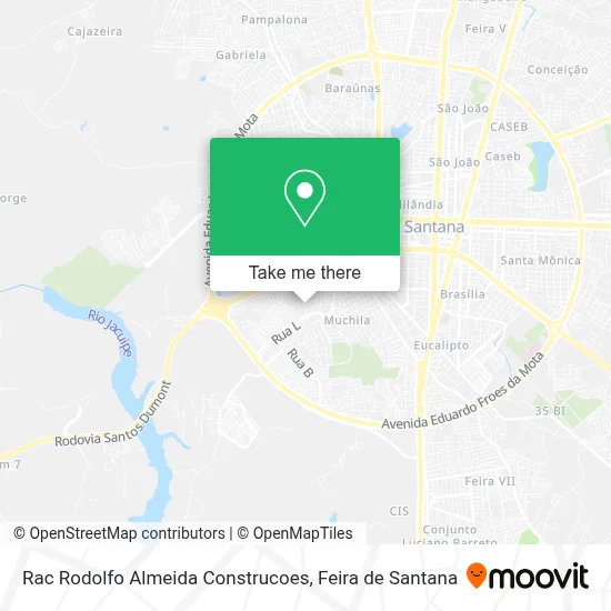 Rac Rodolfo Almeida Construcoes map