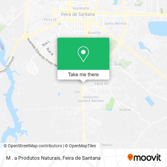 M . a Produtos Naturais map