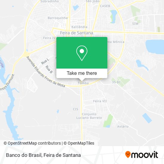 Banco do Brasil map