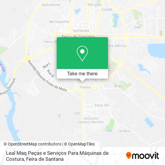 Leal Maq Peças e Serviços Para Máquinas de Costura map