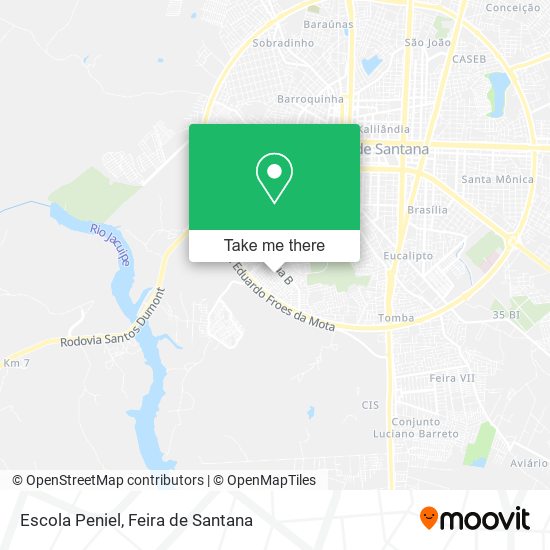 Escola Peniel map