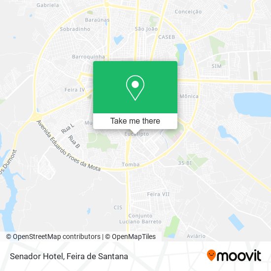 Senador Hotel map