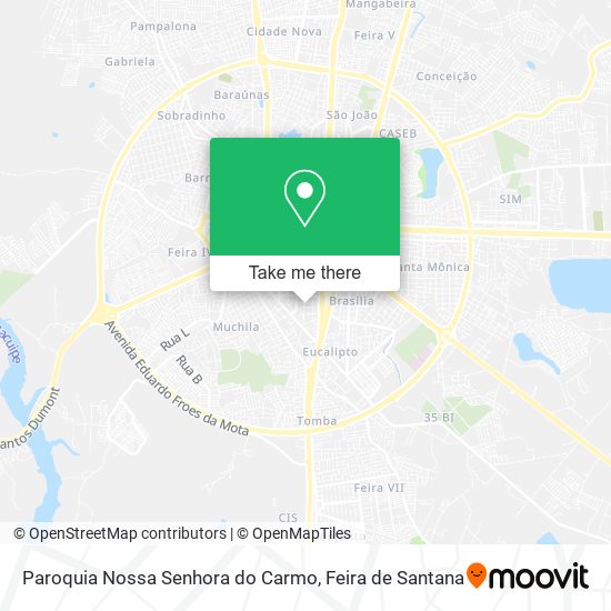 Paroquia Nossa Senhora do Carmo map
