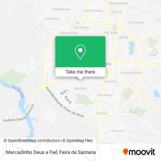 Mercadinho Deus e Fiel map