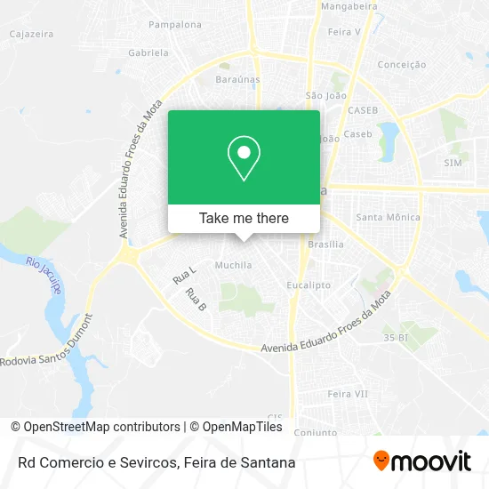 Rd Comercio e Sevircos map