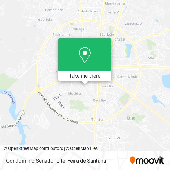 Condominio Senador Life map