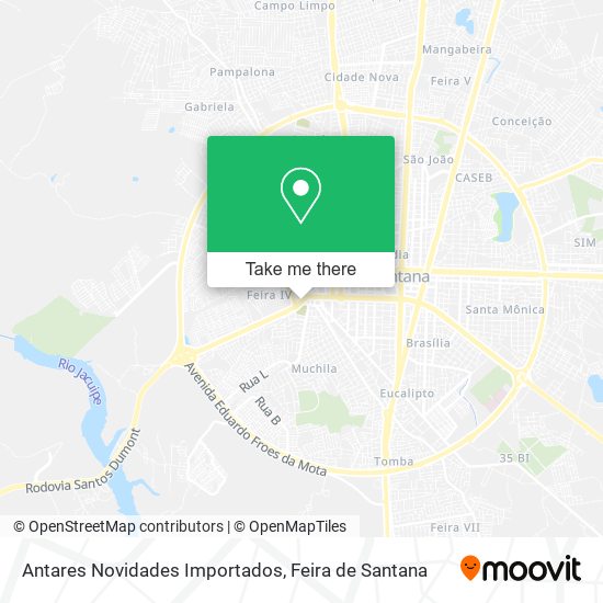 Antares Novidades Importados map
