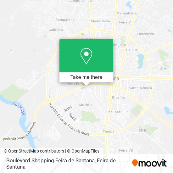 Boulevard Shopping Feira de Santana map