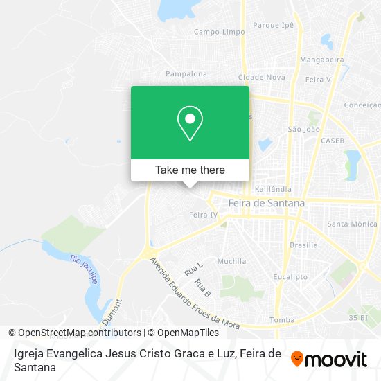 Igreja Evangelica Jesus Cristo Graca e Luz map