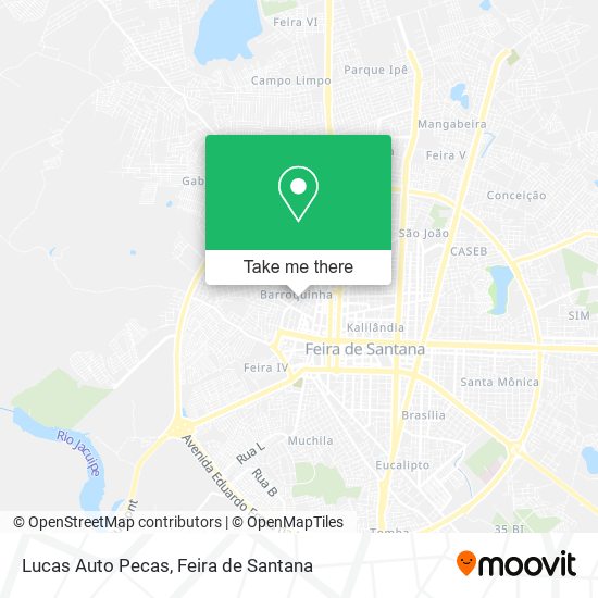 Lucas Auto Pecas map