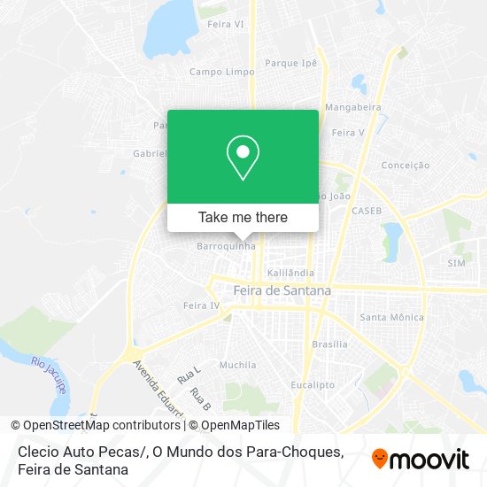 Clecio Auto Pecas / , O Mundo dos Para-Choques map