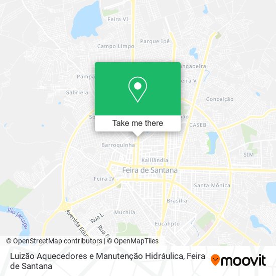 Luizão Aquecedores e Manutenção Hidráulica map