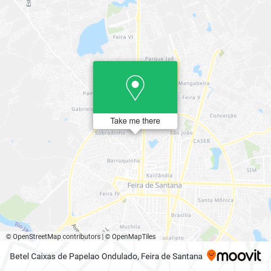 Betel Caixas de Papelao Ondulado map