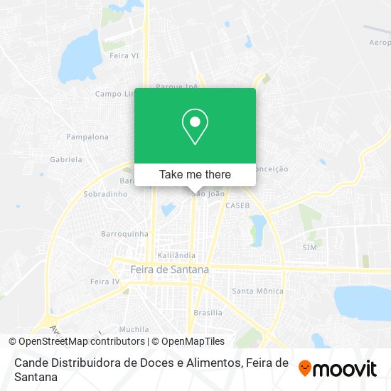 Cande Distribuidora de Doces e Alimentos map