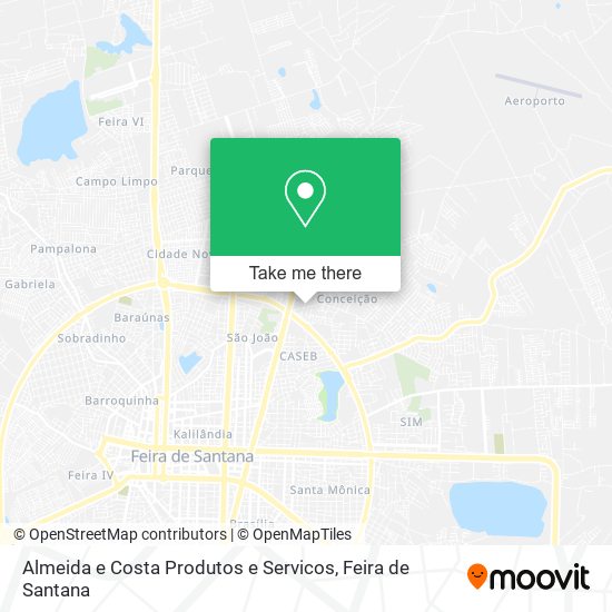 Almeida e Costa Produtos e Servicos map