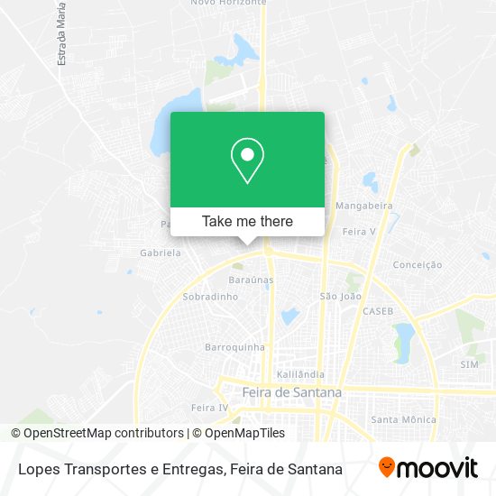 Lopes Transportes e Entregas map