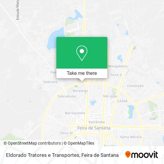 Eldorado Tratores e Transportes map