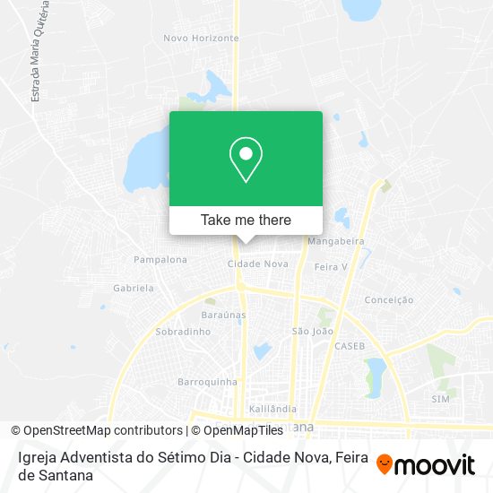 Igreja Adventista do Sétimo Dia - Cidade Nova map
