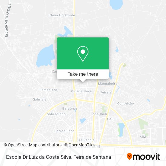 Mapa Escola Dr.Luiz da Costa Silva