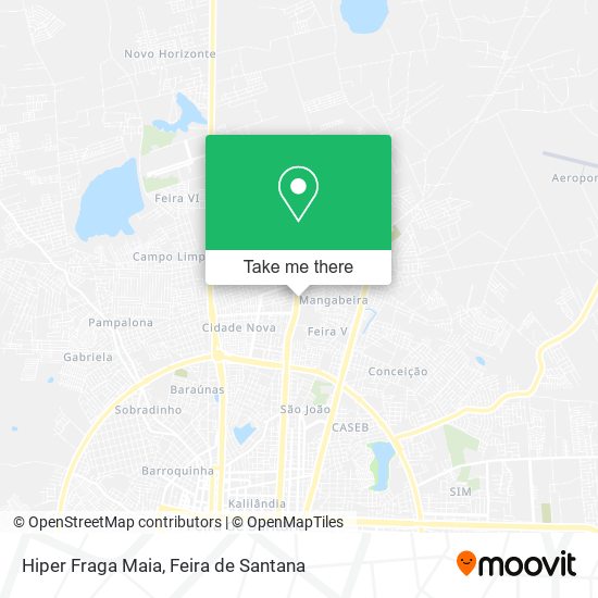 Hiper Fraga Maia map