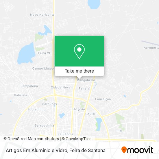 Artigos Em Aluminio e Vidro map