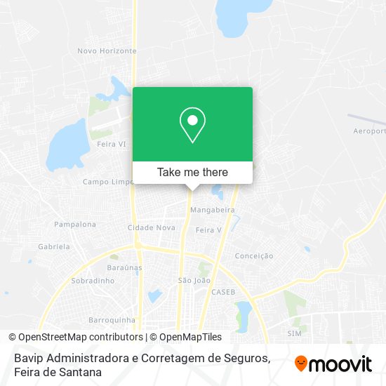 Bavip Administradora e Corretagem de Seguros map