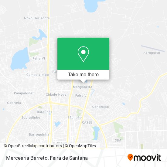 Mapa Mercearia Barreto