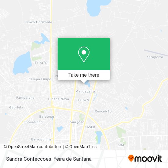 Mapa Sandra Confeccoes