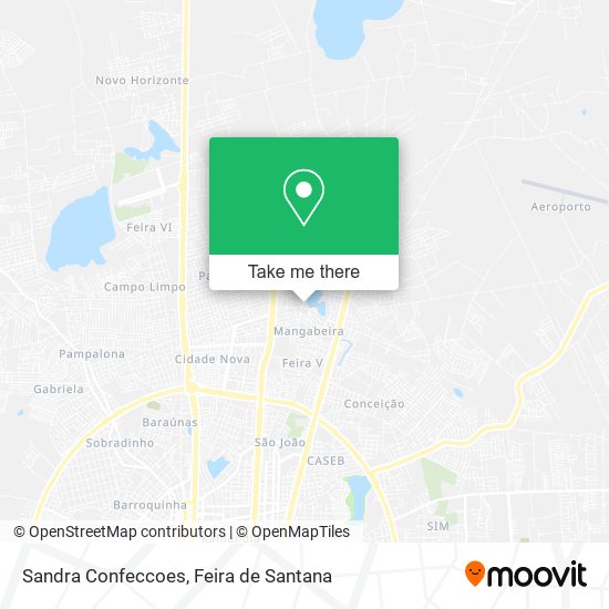 Sandra Confeccoes map