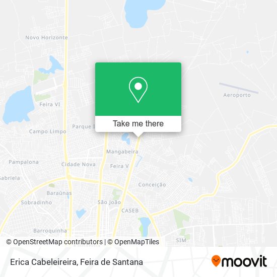 Erica Cabeleireira map