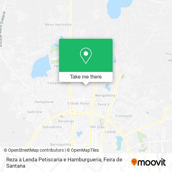 Reza a Lenda Petiscaria e Hamburgueria map