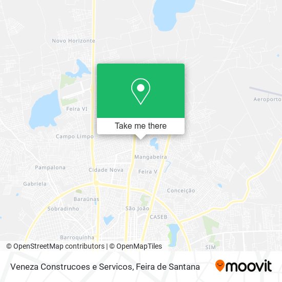 Veneza Construcoes e Servicos map