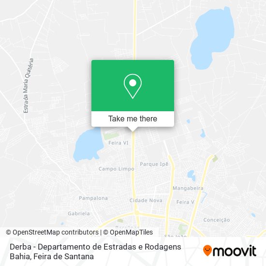 Mapa Derba - Departamento de Estradas e Rodagens Bahia